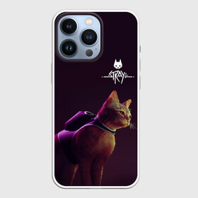 Чехол для iPhone 13 Pro с принтом Stray | Боевой котик ,  |  | cat | game | stray | игра | игра про кота | кот | стрей