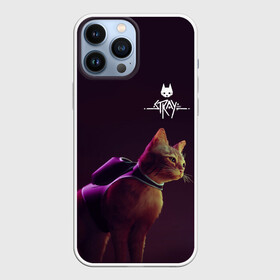 Чехол для iPhone 13 Pro Max с принтом Stray | Боевой котик ,  |  | cat | game | stray | игра | игра про кота | кот | стрей