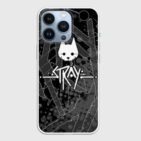 Чехол для iPhone 13 Pro с принтом Stray  кот бродяга ,  |  | adventure | cat | computer game | emblem | inscription | kitten | logo | lost | stray | tramp | бродяга | заблудший | компьютерная игра | кот | котёнок | логотип | надпись | приключения | эмблема