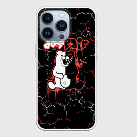 Чехол для iPhone 13 Pro с принтом monokuma монокума ,  |  | anime | bear | black  white | danganronpa | kurokuma | monodam | monokuma | monomi | monotaro | pink | rabbit | school | shirokuma | аниме | главарь | мoноми | монокума | черно белый | школа