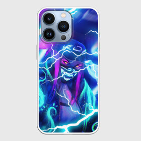 Чехол для iPhone 13 Pro с принтом KDA FLASHLIGHT NEON   КДА В МАСКЕ   LEAGUE OF LEGENDS ,  |  | akali | arcane | fan | fan art | flash | hero | jinx | kda | kda mask | kda neon | league of legends | lol | moba | акали | аркейн | герой | джинкс | кда | кда в маске | лига легенд | лол | моба | молнии