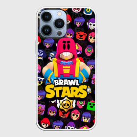 Чехол для iPhone 13 Pro Max с принтом БРАВЛ СТАРС ГРОМ ПАТТЕРН ,  |  | bibi | brawl stars | coach mike | crow | evil gene | gale | gene | grom | leon | leon shark | max | mecha crow | mortis | mrp | nani | phoenix | sally leon | sandy | spike | sprout | surge | tara | virus 8bit | werewolf | акула | бравл старс