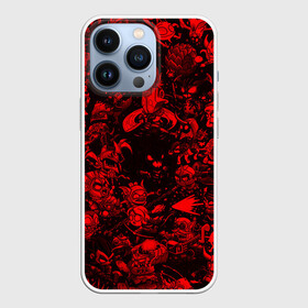 Чехол для iPhone 13 Pro с принтом DOTA 2 HEROES RED PATTERN | ДОТА 2 ,  |  | bristleback | dota | dota 2 | dota2 | heroes | invoker | lina | og team | pudge | shadow | shadow fiend | team liquid | team spirit | the international | windranger | бристелбек | бристл | дота | дота 2 | дота2 | пудж | тень | урса