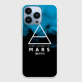 Чехол для iPhone 13 Pro с принтом 30 Seconds to Mars: Голубое небо. ,  |  | 30 seconds to mars | 30 секунд до марса | джаред лето | музыка | рок