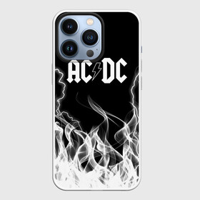 Чехол для iPhone 13 Pro с принтом AC DC Fire. ,  |  | ac dc | acdc | ас дс | асдс | музыка | рок