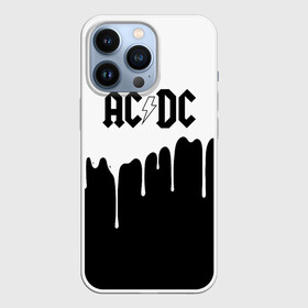 Чехол для iPhone 13 Pro с принтом AC DC подтёки ,  |  | ac dc | acdc | ас дс | асдс | музыка | рок