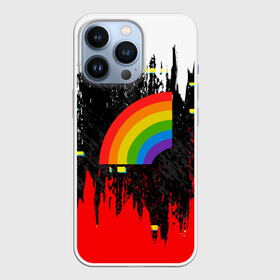 Чехол для iPhone 13 Pro с принтом 6IX9INE разноцветная радуга ,  |  | 6ix9ine | 6ix9ine акула | daniel hernandez | gooba | rap | shark | six nine | tekashi | акула | даниэль эрнандес | музыка | реп | сикс найн | текаши