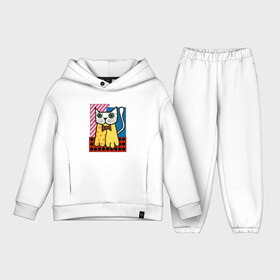Детский костюм хлопок Oversize с принтом Ромеро Б. Кот ,  |  | britto | cat | cubism | graffiti | pop art | romero | бритто | граффити | кот | кубизм | ромеро