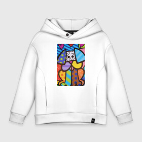 Детское худи Oversize хлопок с принтом Настоящая любовь Romero Britto , френч-терри — 70% хлопок, 30% полиэстер. Мягкий теплый начес внутри —100% хлопок | боковые карманы, эластичные манжеты и нижняя кромка, капюшон на магнитной кнопке | Тематика изображения на принте: romerobritto | граффити | кубизм | ромеробритто