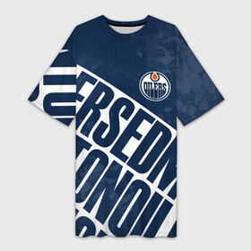 Платье-футболка 3D с принтом Edmonton Oilers , Эдмонтон Ойлерз ,  |  | edmonton | edmonton oilers | hockey | nhl | oilers | usa | нхл | ойлерз | спорт | сша | хоккей | шайба | эдмонтон | эдмонтон ойлерз