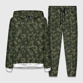 Женский костюм 3D (с толстовкой) с принтом Камуфляжный Свитер ,  |  | camouflage | military | армия | боец | ввс | вдв | вмф | военный камуфляж | воин | война | гру | десантник | дшб | камуфляж | кгб | маскировка | масхалат | мвд | милитари | мчс | омон | охота | охрана | патриот | пво