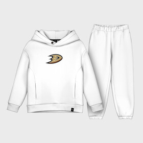 Детский костюм хлопок Oversize с принтом Ducks Are Coming, Анахайм Дакс, Anaheim Ducks ,  |  | anaheim | anaheim ducks | are coming | ducks | hockey | nhl | usa | winter is coming | дакс | нхл | спорт | сша | хоккей | шайба