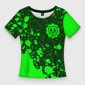 Женская футболка 3D Slim с принтом БАБЛ КВАС + Краски ,  |  | brawl | bubble | game | games | kvas | logo | meme | memes | paint | stars | бабл | бравл | брызги | игра | игры | квас | краска | лого | логотип | мем | мемы | символ | старс