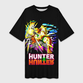 Платье-футболка 3D с принтом Gon Freecss  Hunter x Hunter ,  |  | anime | freecss | furikusu | gon | gon freecss | gon furikusu | hunter x hunter | manga | аниме | гон | гон фрикс | манга | охотник новичок | охотник х охотник | фрикс | ханта ханта | хантер х хантер