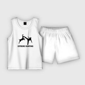 Детская пижама с шортами хлопок с принтом Экстремальная охота ,  |  | karate | muay thai | боевые искусства | боксер | карате | каратист | каратэ | каратэ до | кикбоксинг | муай тай | муайтай | пустая рука | спорт | спортсмен | тайский бокс | тайский боксер