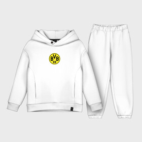 Детский костюм хлопок Oversize с принтом Borussia Боруссия FOREVER NOT JUST WHEN WE WIN ,  |  | Тематика изображения на принте: borussia | champions | dortmund | football | soccer | uefa | world cup | боруссия | боруссия дортмунд | дортмунд | лига чемпионов | форма | формы | футбол