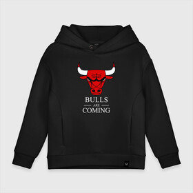 Детское худи Oversize хлопок с принтом Chicago Bulls are coming Чикаго Буллз , френч-терри — 70% хлопок, 30% полиэстер. Мягкий теплый начес внутри —100% хлопок | боковые карманы, эластичные манжеты и нижняя кромка, капюшон на магнитной кнопке | bulls | chicago | chicago bulls | nba | баскетбол | буллз | нба | чикаго | чикаго буллз