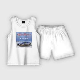 Детская пижама с шортами хлопок с принтом Alfa Romeo  Concept  Desert ,  |  | alfa romeo | car | concept | desert | nature | sky | автомобиль | альфа ромео | небо | природа | пустыня