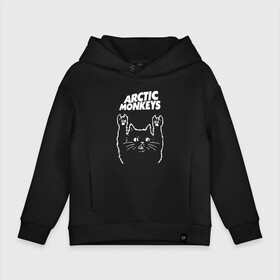 Детское худи Oversize хлопок с принтом Arctic Monkeys Рок Кот , френч-терри — 70% хлопок, 30% полиэстер. Мягкий теплый начес внутри —100% хлопок | боковые карманы, эластичные манжеты и нижняя кромка, капюшон на магнитной кнопке | Тематика изображения на принте: arctic | monkeys | rock | алекс тёрнер | арктик | группа | группы | джейми кук | инди | кот | манкиз | музыка | мэтт хелдерс | ник омэлли | постпанк | рок | роккот