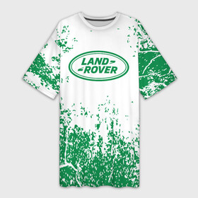 Платье-футболка 3D с принтом Land Rover sport ,  |  | 2020 | auto | land rover | sport | авто | автомобиль | автомобильные | бренд | дрифт | марка | машины | спорт | тюнинг