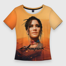Женская футболка 3D Slim с принтом Panam Cyberpunk2077 ,  |  | 2077 | cyberpunk | cyberpunk 2077 | judy | night city | vi | ви | джуди | жуди | кибер | киберпанк | найтсити | панк