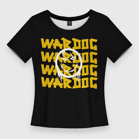 Женская футболка 3D Slim с принтом ZillaKami x SosMula City Morgue Пёс Войны ,  |  | city | citymorgue | morgue | sos mula | sosmula | zilla kami | zillakami | пёс войны