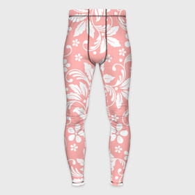 Мужские тайтсы 3D с принтом Белый цветочный узор ,  |  | fashion | flowers | pink | provence | vintage | абстрактный узор | белые цветы | белый узор | бутоны | ветки | винтаж | винтажный стиль | кружева | лепестки | нежные цветы | орнамент | пастельный | прованс