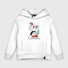 Детское худи Oversize хлопок с принтом Cuphead чашечка с чашечкой , френч-терри — 70% хлопок, 30% полиэстер. Мягкий теплый начес внутри —100% хлопок | боковые карманы, эластичные манжеты и нижняя кромка, капюшон на магнитной кнопке | cuphead | cupheadshow | игра чашки | капхед | капхэд | нетфликс | чашечки | чашка | чашки | шоу | шоу чашечка