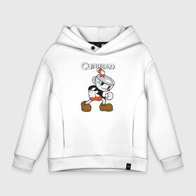 Детское худи Oversize хлопок с принтом Злая чашечка cuphead , френч-терри — 70% хлопок, 30% полиэстер. Мягкий теплый начес внутри —100% хлопок | боковые карманы, эластичные манжеты и нижняя кромка, капюшон на магнитной кнопке | cuphead | cupheadshow | игра чашки | капхед | капхэд | нетфликс | чашечки | чашка | чашки | шоу | шоу чашечка