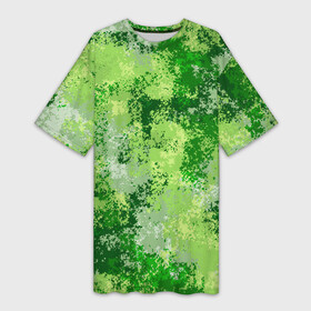 Платье-футболка 3D с принтом Спортивный камуфляж Пикси  Рукола ,  |  | зеленый | камуфляж | маскировка | спорт | тренировка