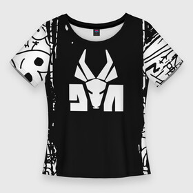 Женская футболка 3D Slim с принтом die antwoord ,  |  | antwoord | die | die antwoord | evil boy | ninja | yolandi | yolandi visser | zef | музыка | песни