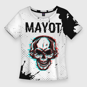 Женская футболка 3D Slim с принтом Mayot + ЧЕРЕП + Краска ,  |  | mayot | mayot melon | melon | music | paint | rap | брызги | краска | маёт | мелон | моёт | музыка | рэп | рэпер | рэперы | рэпперы | хип | хип хоп | хоп | череп