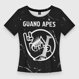 Женская футболка 3D Slim с принтом Guano Apes  КОТ  Потертости ,  |  | apes | band | guano | guano apes | metal | rock | гранж | группа | гуано | кот | рок | эйпс