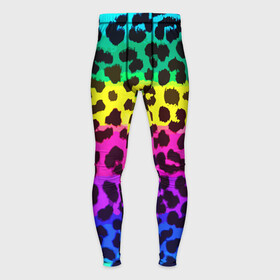 Мужские тайтсы 3D с принтом Leopard Pattern  Neon ,  |  | Тематика изображения на принте: fashion | leopard | neon | pattern | skin | vanguard | авангард | леопард | мода | неон | узор