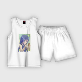 Детская пижама с шортами хлопок с принтом Кроха Рокси ,  |  | anime | isekai ittara honki dasu | mushoku tensei | roxy migurdia | аниме | анимэ | реинкарнация безработного | рокси мигурдия