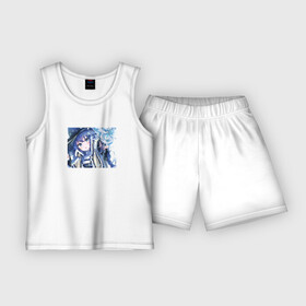 Детская пижама с шортами хлопок с принтом Sweet Roxy ,  |  | anime | isekai ittara honki dasu | mushoku tensei | roxy migurdia | аниме | анимэ | реинкарнация безработного | рокси мигурдия