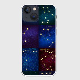 Чехол для iPhone 13 mini с принтом Созвездия Северного полушария летом ,  |  | constellations | galaxy | stars | вселенная | звезды | небо | ночное | полушарие | северное | созвездия
