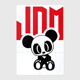 Магнитный плакат 2Х3 с принтом JDM / Panda / Japan , Полимерный материал с магнитным слоем | 6 деталей размером 9*9 см | ears | eyes | japan | jdm | panda | paws | глаза | лапы | панда | уши | япония