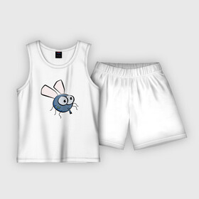 Детская пижама с шортами хлопок с принтом Комарик ,  |  | mosquito | камар | камарик | комар | комарик | маскит | москит | москито | мультик | муха