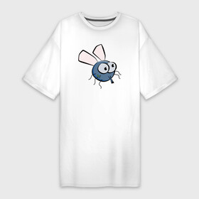 Платье-футболка хлопок с принтом Комарик ,  |  | mosquito | камар | камарик | комар | комарик | маскит | москит | москито | мультик | муха