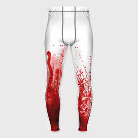Мужские тайтсы 3D с принтом имитация крови (трэш) ,  |  | Тематика изображения на принте: blood | halloween | без головы | ганибал | ганнибал | декстер | кровь | месячные | мясник | пмс | праздник | хэллоуин