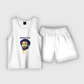 Детская пижама с шортами хлопок с принтом Salah (Liverpool) ,  |  | england | football | klopp | liverpool | mane | salah | sport | англия | ван дейк | клопп | ливерпуль | мане | мохамед салах | салах | фирмино | футбол | чемпион