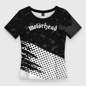 Женская футболка 3D Slim с принтом MOTORHEAD  МОТОРХЭД ,  |  | aceofspades | borntolose | hard rock | lemmy | livetowin | motorhead | motrhead | nwobhm | overkill | philcampbell | rock