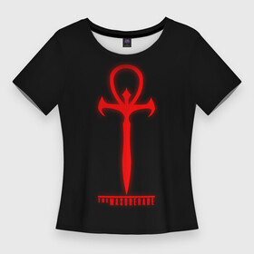 Женская футболка 3D Slim с принтом Vampire: The Masquerade  Bloodhunt  Logo  Лого ,  |  | blood | bloodhunt | brujah | clan | gangrel | hunt | malka | marauder | masquerade | ranger | siren | the | vampire | vandal | брут | бруха | вампир | вампиры | вандал | вентру | гангрел | диверсант | клан | малкавиан | мародер | муза | носферату | сирена