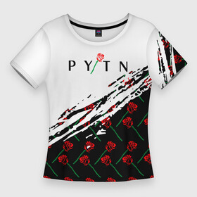 Женская футболка 3D Slim с принтом Payton Moormeie  PYTN X ROSE ,  |  | payton | payton moormeie | pytn | rose | блогер | знаменитость | пейтон | пейтон моормиер | тиктоенр