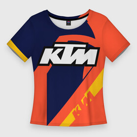Женская футболка 3D Slim с принтом KTM VINTAGE  SPORTWEAR ,  |  | 90s | cross | enduro | ktm | moto | moto sport | motocycle | sportmotorcycle | vintage | винтаж | кросс | ктм | мото | мото спорт | мотоспорт | спорт мото