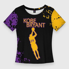 Женская футболка 3D Slim с принтом Kobe Bryant  Баскетболист 24 ,  |  | 24 | kobebryant | lakers | nba | баскетбол | баскетболист | коби брайант | лейкерс | нба | спорт