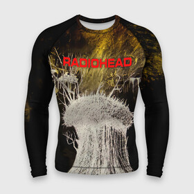 Мужской рашгард 3D с принтом College EP  Radiohead ,  |  | radio head | radiohead | thom yorke | одержимый чем то | радио хед | радиохед | радиохэд | рок | рок группа | том йорк | томас эдвард йорк | фанат