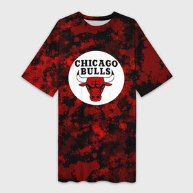 Платье-футболка 3D с принтом CHICAGO BULLS  ЧИКАГО БУЛЛС  NBA ,  |  | alex caruso | bulls | chicago bulls | demar derozan | lonzo ball | nba | nikola vucevic | sport | zach lavine | баскет | баскетбол | спорт