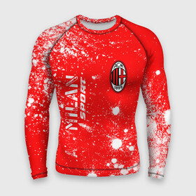 Мужской рашгард 3D с принтом AC MILAN  AC Milan Sport + Арт ,  |  | ac | ac milan | acm | football | logo | milan | sport | клуб | краска | краски | лого | логотип | логотипы | милан | символ | символы | спорт | форма | футбол | футбольная | футбольный